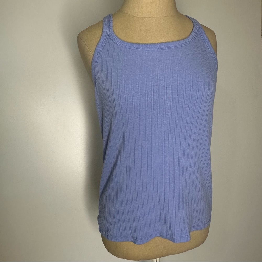 Target lilac purple halter ribbed Crop top XL 14/16